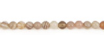 Botswana Agate Round 4mm
