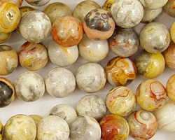 Crazy Lace Agate Round 8mm
