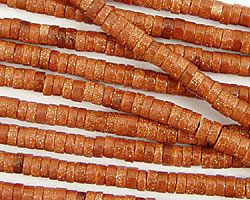 Goldstone Heishi 4mm