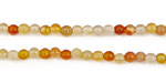 Carnelian (natural) Round 3mm