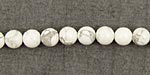 White Howlite Round 6mm