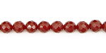 Carnelian Faceted Round 6mm