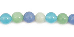 Blue Quartz (rainbow) Round 8mm