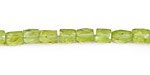 Peridot Faceted Pillow 5-7x5mm