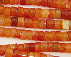 Madagascar Carnelian Heishi 6mm