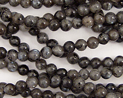Blue Pearl Round 4mm