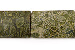 African Green Jasper Thin Pillow 30x20mm