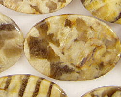 Feldspath Flat Oval 35x25mm