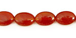 Carnelian Flat Oval 14x10mm