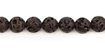 Lava Rock Round 7-8mm