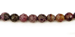 Purple Crazy Lace Agate Faceted Round 6mm