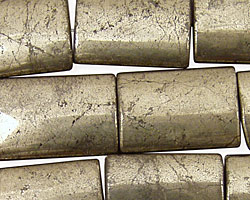 Golden Pyrite (silver tone) Thin Pillow 20x15mm