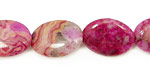 Ruby Crazy Lace Agate Flat Oval 18x13mm