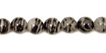 Black Water Jasper Round 8mm