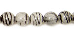 Black Water Jasper Round 10mm