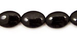 Black Onyx Flat Oval 14x10mm