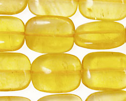 Yellow Flourite Thin Pillow 16x12mm