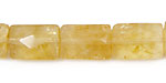 Citrine Faceted Pillow 14x10mm
