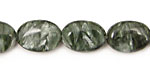 Seraphinite Flat Oval 14x10mm
