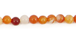 Carnelian (natural) Round 6mm