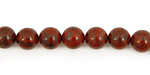 Poppy Jasper Round 8mm