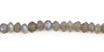 Labradorite Faceted Rondelle 5-6mm