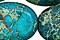Teal Impression Jasper Beads