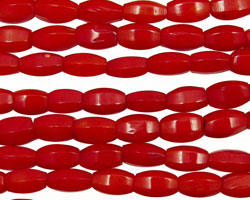 Coral 6-Sided Rice 7-8x5mm