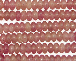 Ruby Quartz Rondelle 6mm
