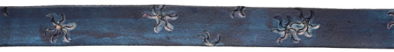 Denim Blue Sunshine Leather Strap 36"x20mm