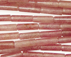 Ruby Quartz Tube 13x4mm