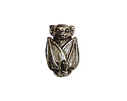 Green Girl Pewter Bat 17x10mm