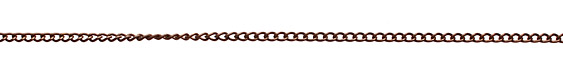 Vintaj Natural Brass Curb Chain