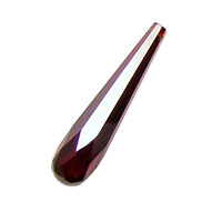 Garnet Faceted Teardrop 7x30mm