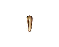 TierraCast Antique Gold (plated) Nouveau Pinch Bail 4x12mm