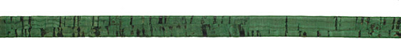 Grass Green Portuguese Cork Cord Flat 10mm