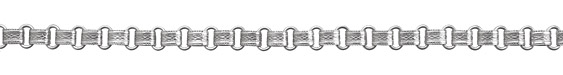 Antique Silver (plated) Vintage Cuff & Oval Chain
