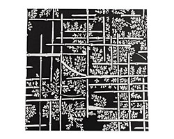 Lillypilly Black Bamboo Anodized Aluminum Sheet 3"x3", 22 gauge