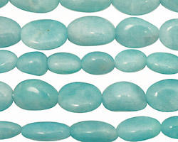 Peruvian Amazonite Tumbled Nugget 8-15x6-8mm
