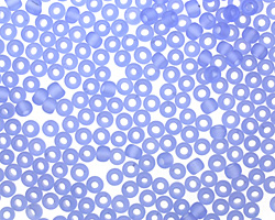 TOHO Transparent Frosted Light Sapphire Round 8/0 Seed Bead