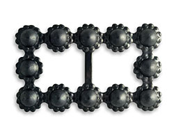 Vintaj Arte Metal Hobnail Ribbon Slide 38x23mm