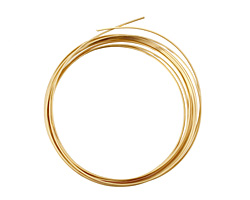 German Style Wire Non Tarnish Brass Square 21 gauge, 2.5 meters