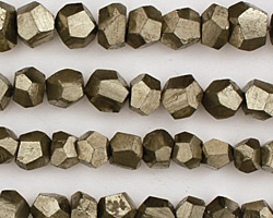 Golden Pyrite Rough Nuggets 6-8x