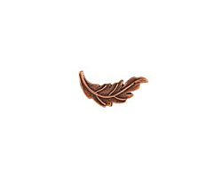 Nunn Design Antique Copper (plated) Leaf Toggle Bar 20x7mm