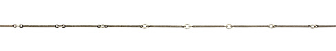 Antique Silver (plated) Twisted Bar Chain