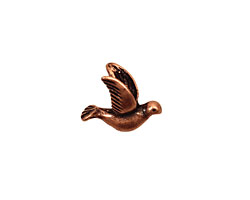 Ezel Findings Antique Copper Peace Dove 11x15mm