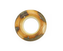 The BeadsNest Lampwork Glass Sparkling Sand Ring 22-23mm