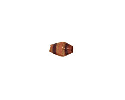 African Paper (tan, terra cotta, gray) Rice 9-10x6mm