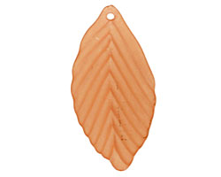 Lucite Silk Birch Leaf 18x35mm