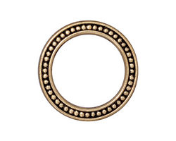 TierraCast Antique Gold (plated) 1" Beaded Ring 25mm
